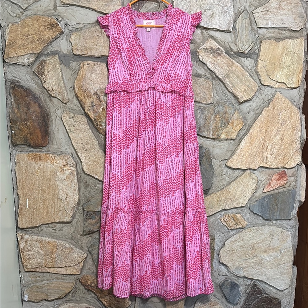 Banjanan Constance Dress in Vivid Pinks Size Small